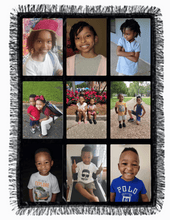 Load image into Gallery viewer, 9 Panel Throw Blanket
