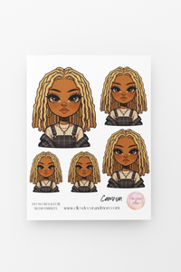 Camryn Sticker Sheet (Doll Only)