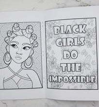 Load image into Gallery viewer, Black Girl Magic Coloring Book
