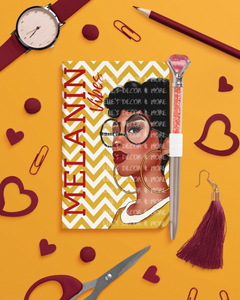 Melanin Vibes Notebook (Gold)