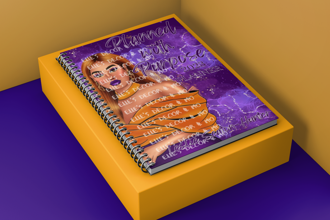 Purple Planned with Purpose Planner